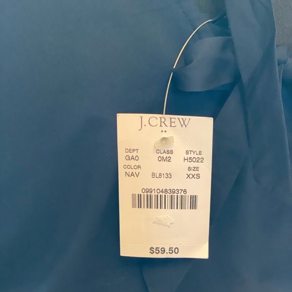 Navy J Crew NWT Shirt - Picture 2 of 6